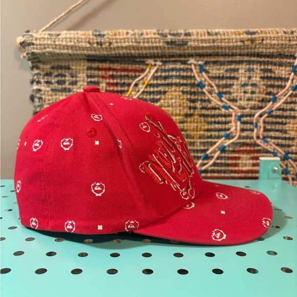 Quiksilver Red Patterned Cap - Picture 2 of 4